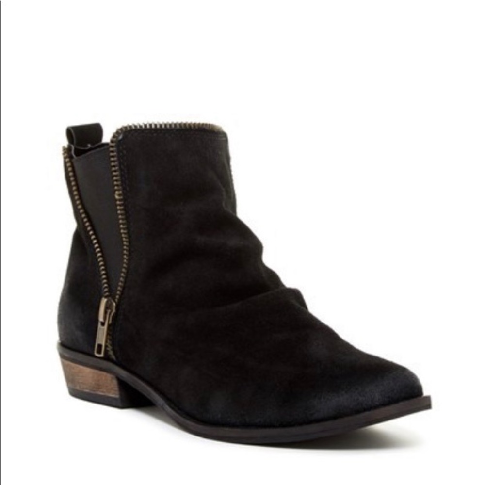Naughty Monkey zip dee doo booties, size 8, EUC!